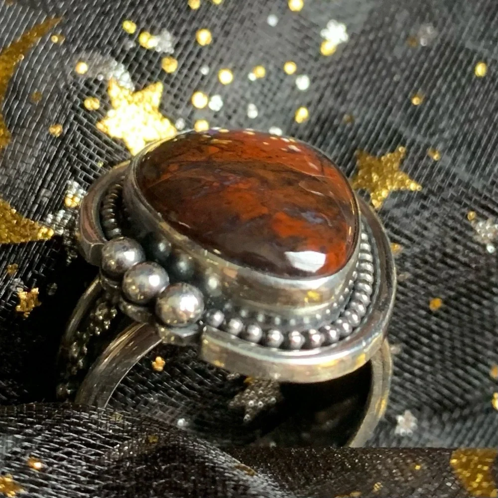 Sterling Silver High Grade Sugilite ring new